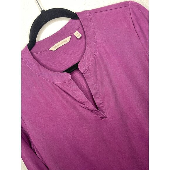 SOFT Surroundings Long Sleeve Blouse - Picture 2 of 10